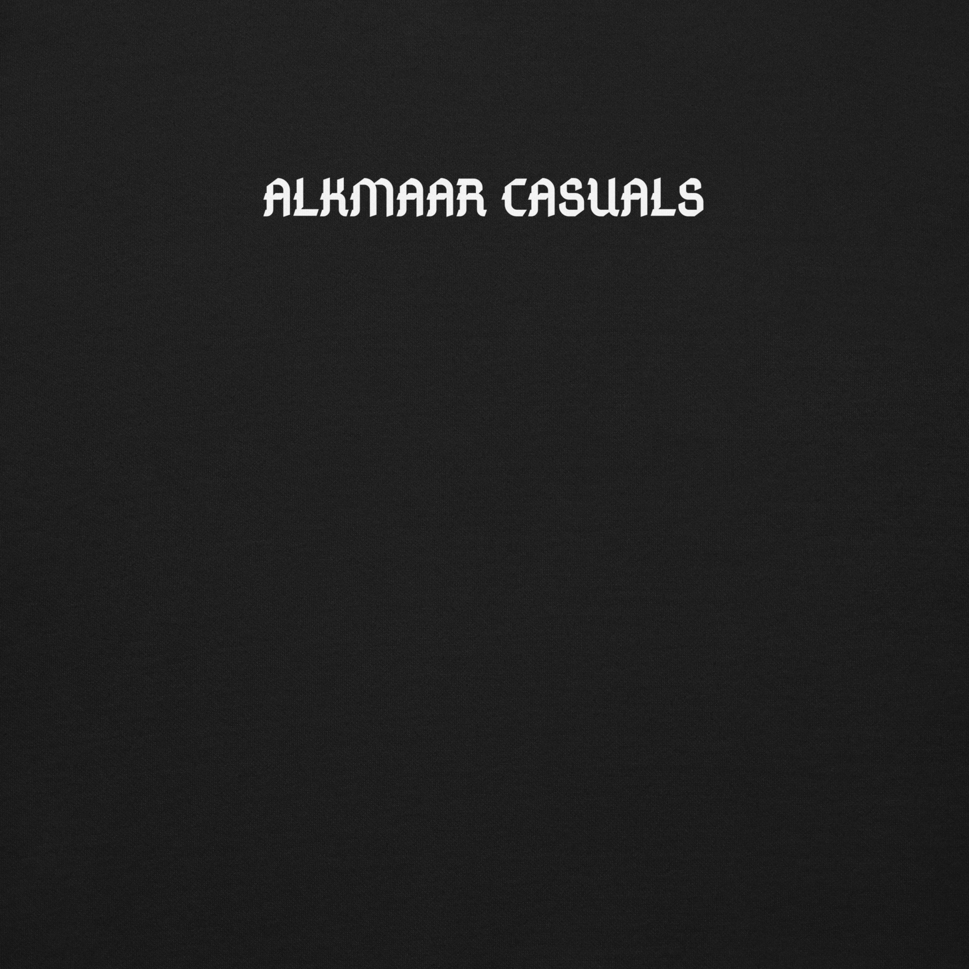 ALKMAAR CASUALS SWEATER BLACK CLOSE UP 1