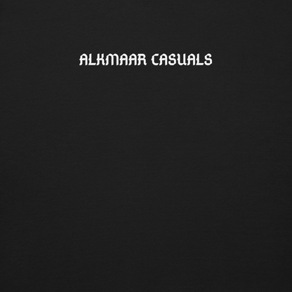 ALKMAAR CASUALS SWEATER BLACK CLOSE UP 1