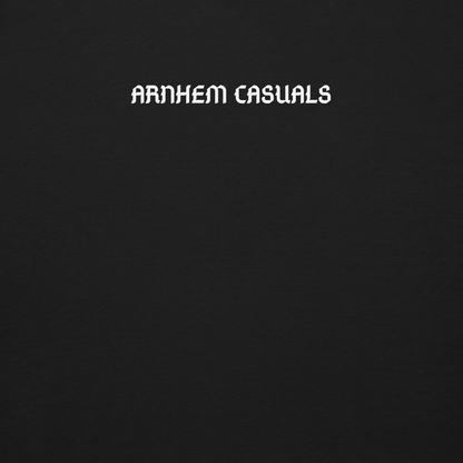 ARNHEM CASUALS SWEATER BLACK CLOSE UP 1