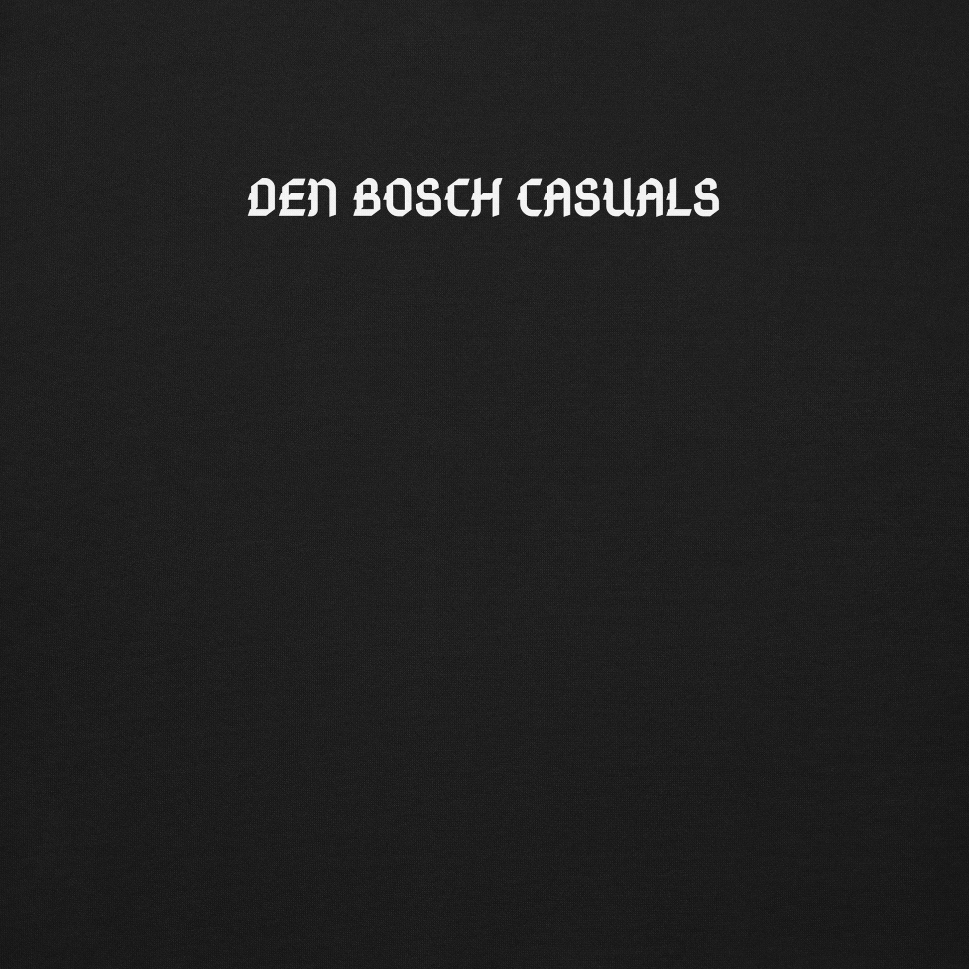 DEN BOSCH CASUALS SWEATER BLACK CLOSE UP 1