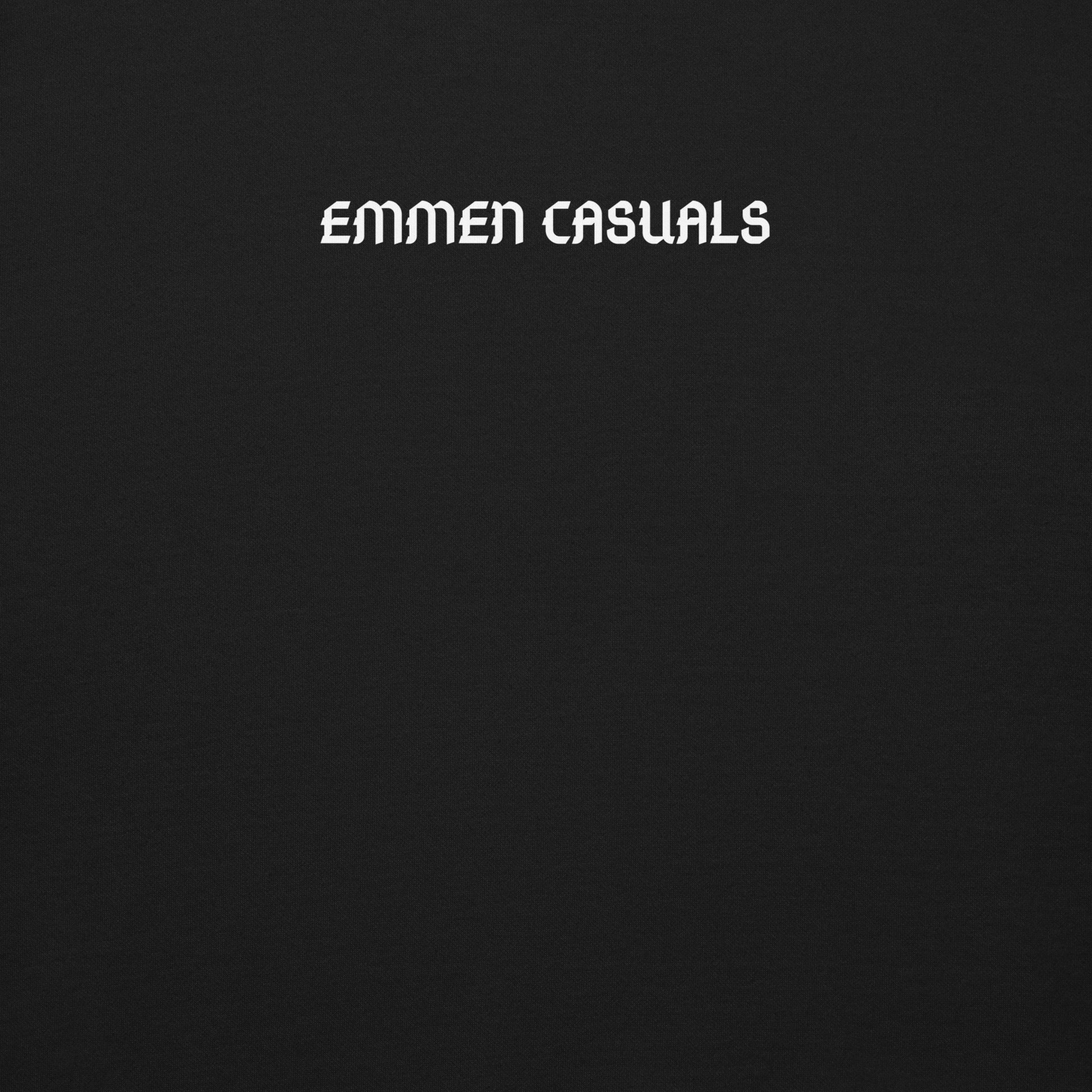 EMMEN CASUALS SWEATER BLACK CLOSE UP 1