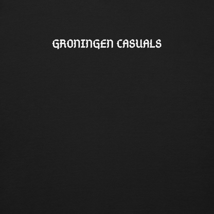 GRONINGEN CASUALS SWEATER BLACK CLOSE UP 1