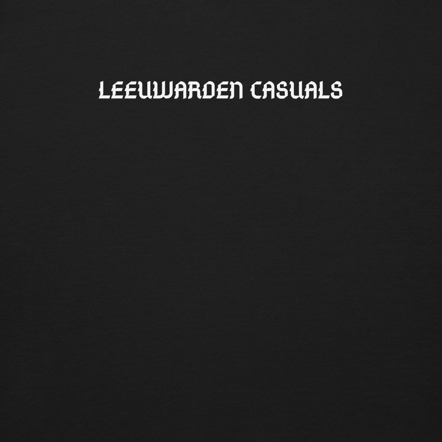 LEEUWARDEN CASUALS SWEATER BLACK CLOSE UP 1