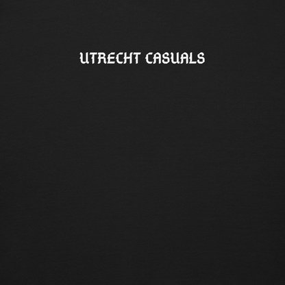 UTRECHT CASUALS SWEATER BLACK CLOSE UP 1