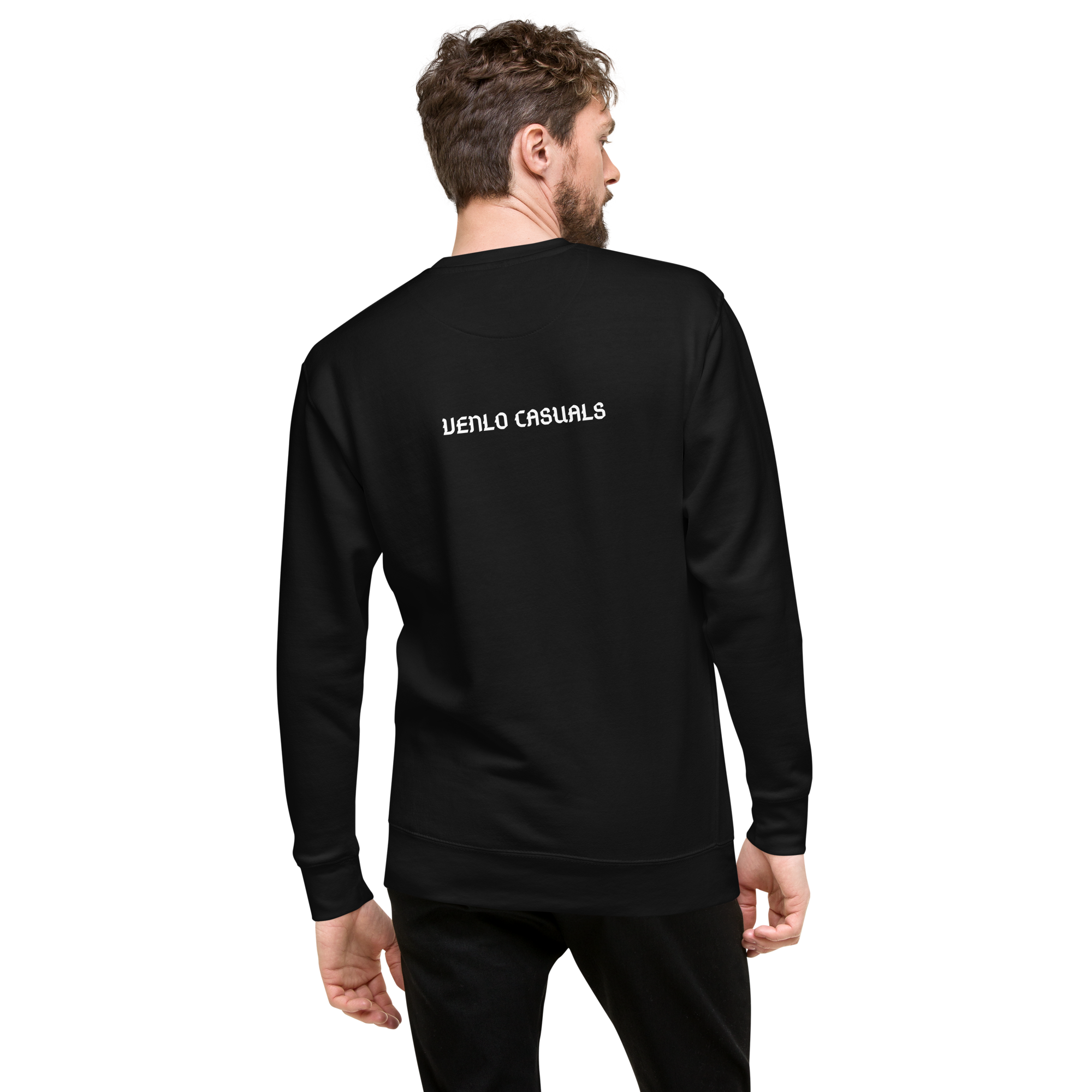 VENLO CASUALS SWEATER BLACK MAN 2