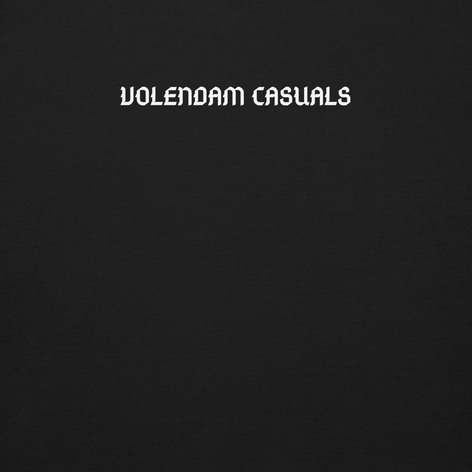 VOLENDAM CASUALS SWEATER BLACK CLOSE UP 1