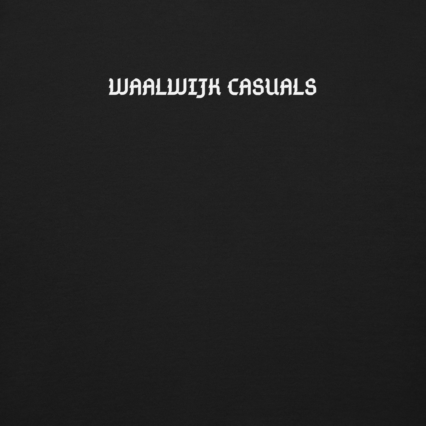 WAALWIJK CASUALS SWEATER BLACK CLOSE UP 1