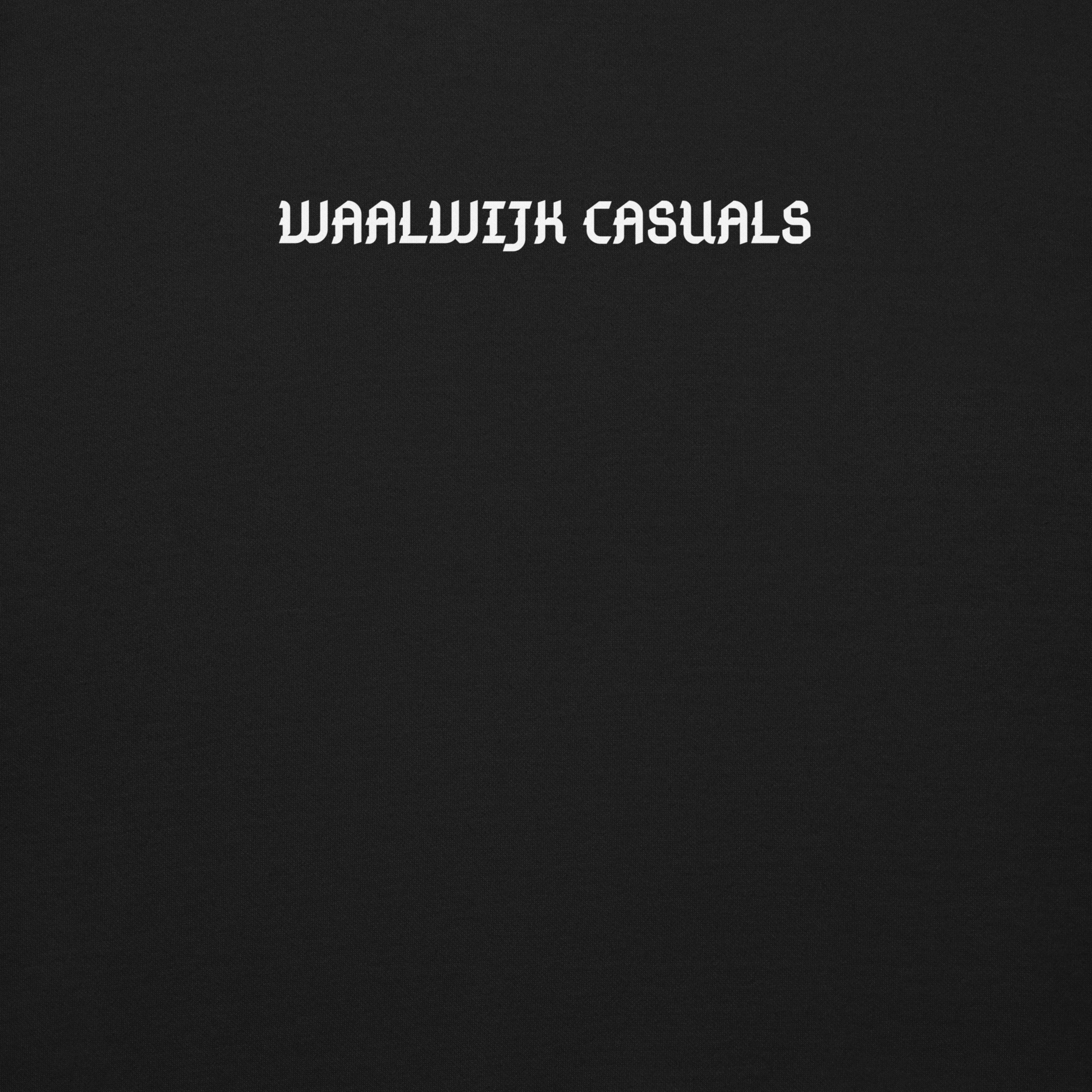 WAALWIJK CASUALS SWEATER BLACK CLOSE UP 1