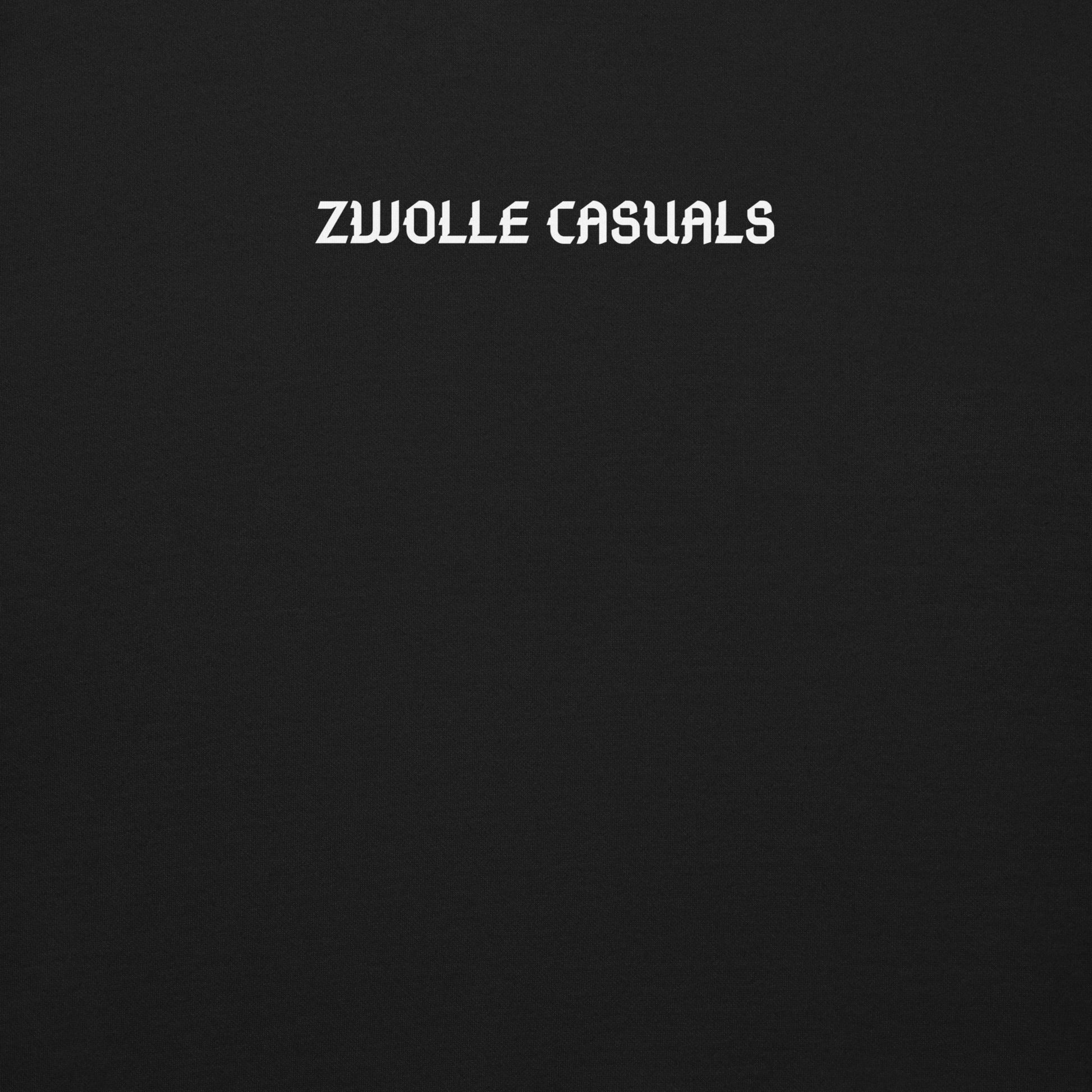 ZWOLLE CASUALS SWEATER BLACK CLOSE UP 1
