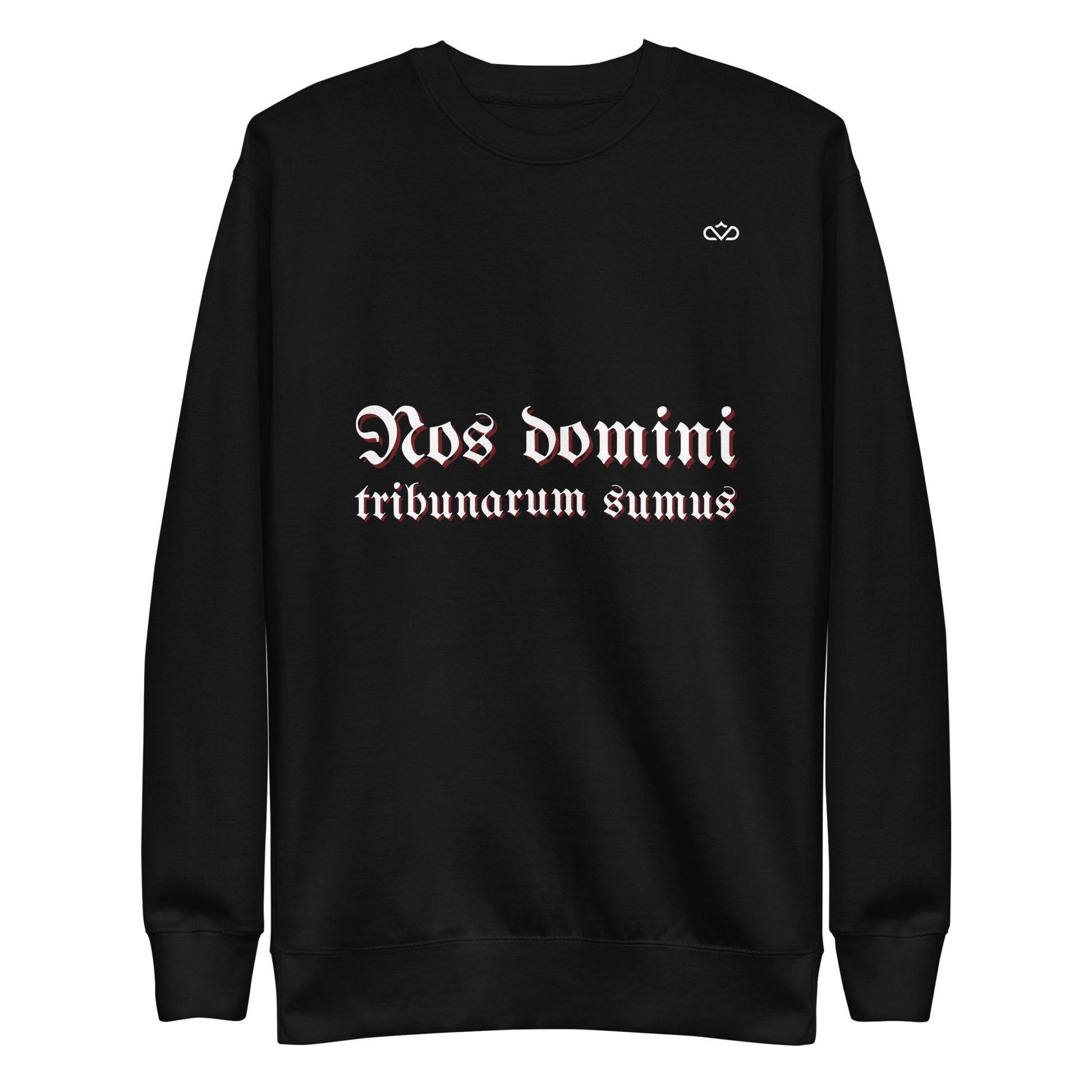 NOS DOMINI TRIBUNARUM SUMUS SWEATER FRONT