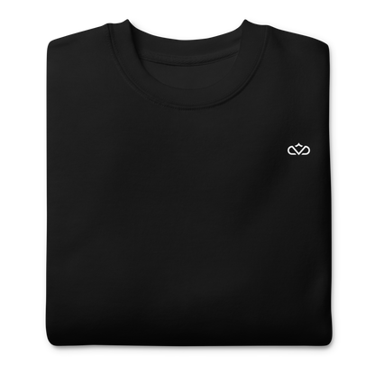 KING OF CHANGE ORIGINAL SWEATER BLACK FRONT FOLDED