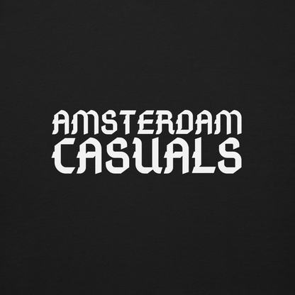 AMSTERDAM CASUALS SWEATER BLACK CLOSE UP 2