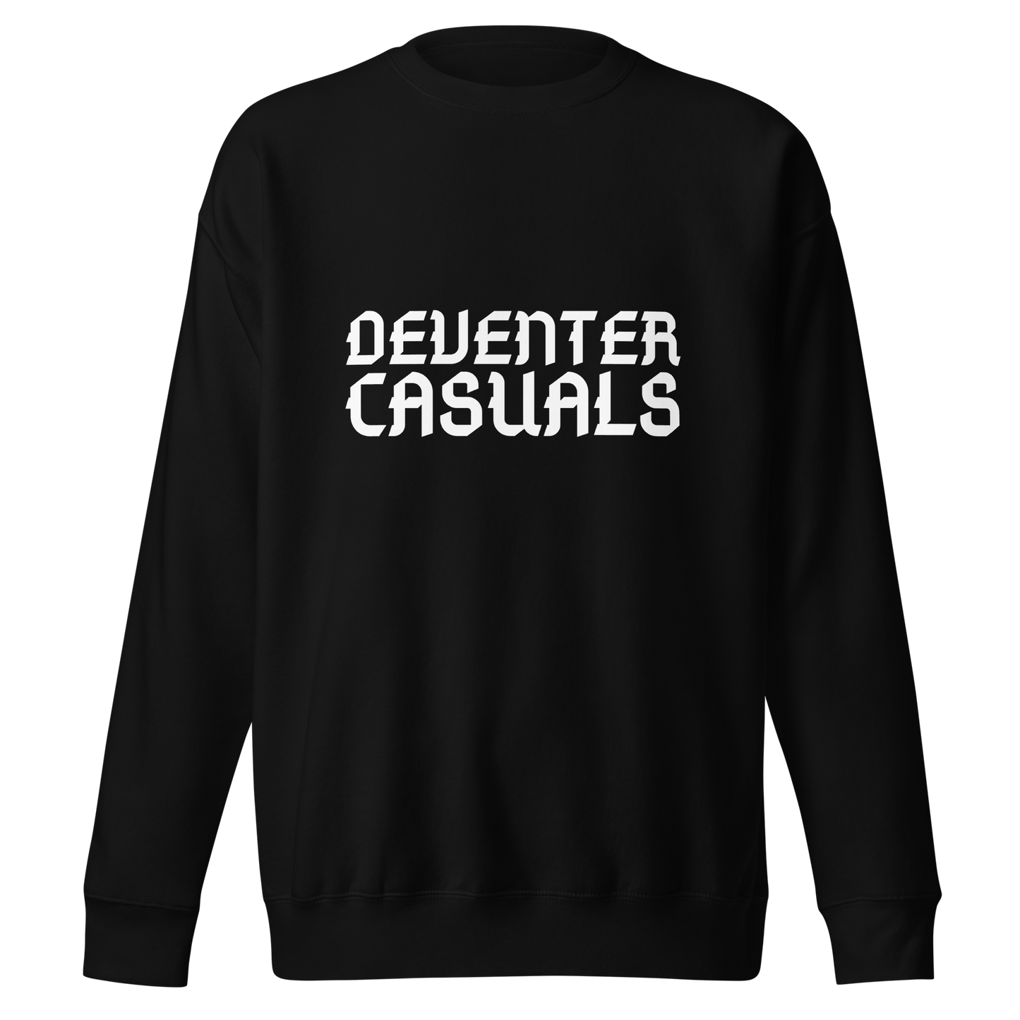 DEVENTER CASUALS SWEATER BLACK FRONT