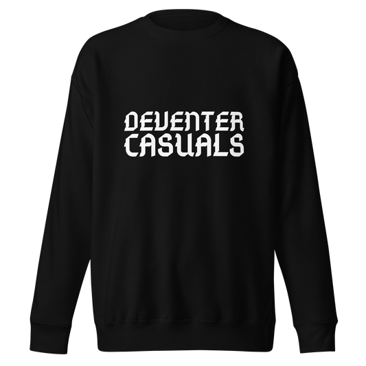 DEVENTER CASUALS SWEATER BLACK FRONT