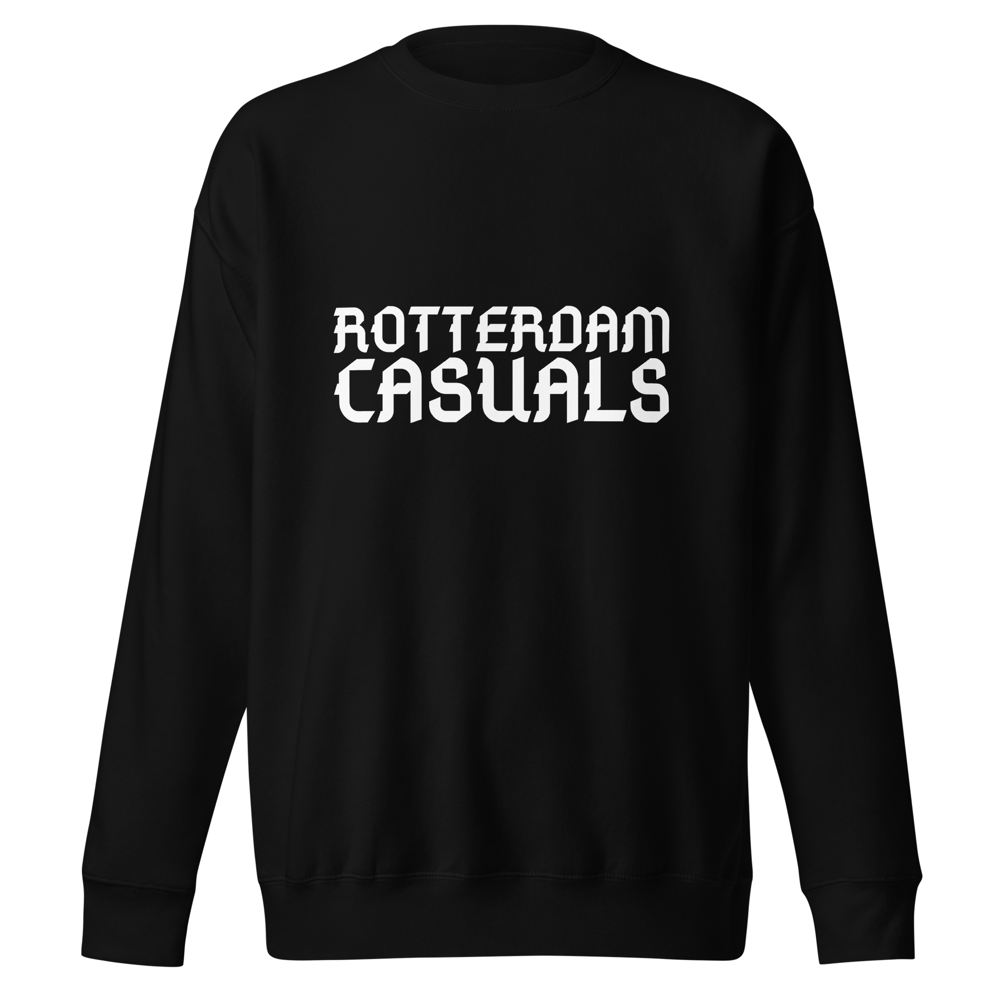 ROTTERDAM CASUALS SWEATER BLACK FRONT