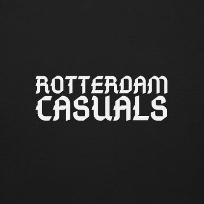 ROTTERDAM CASUALS SWEATER BLACK CLOSE UP 2