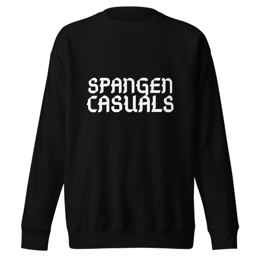 SPANGEN CASUALS SWEATER BLACK FRONT