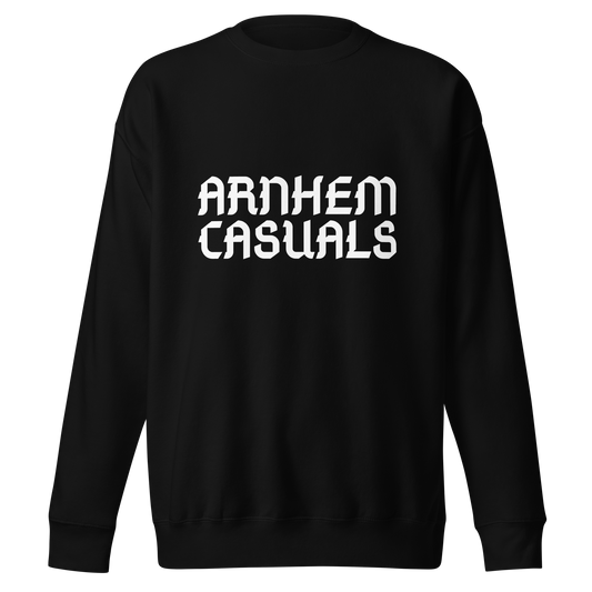 ARNHEM CASUALS SWEATER BLACK FRONT