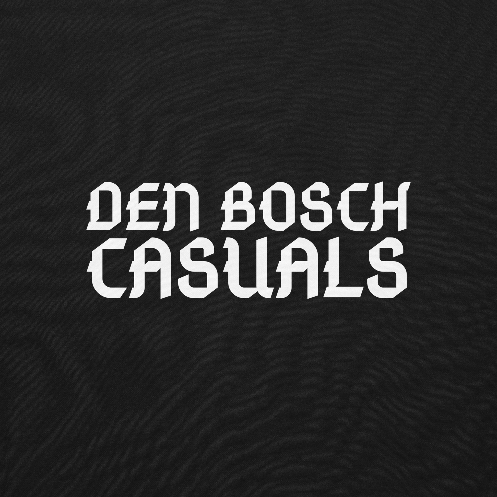 DEN BOSCH CASUALS SWEATER BLACK CLOSE UP 2