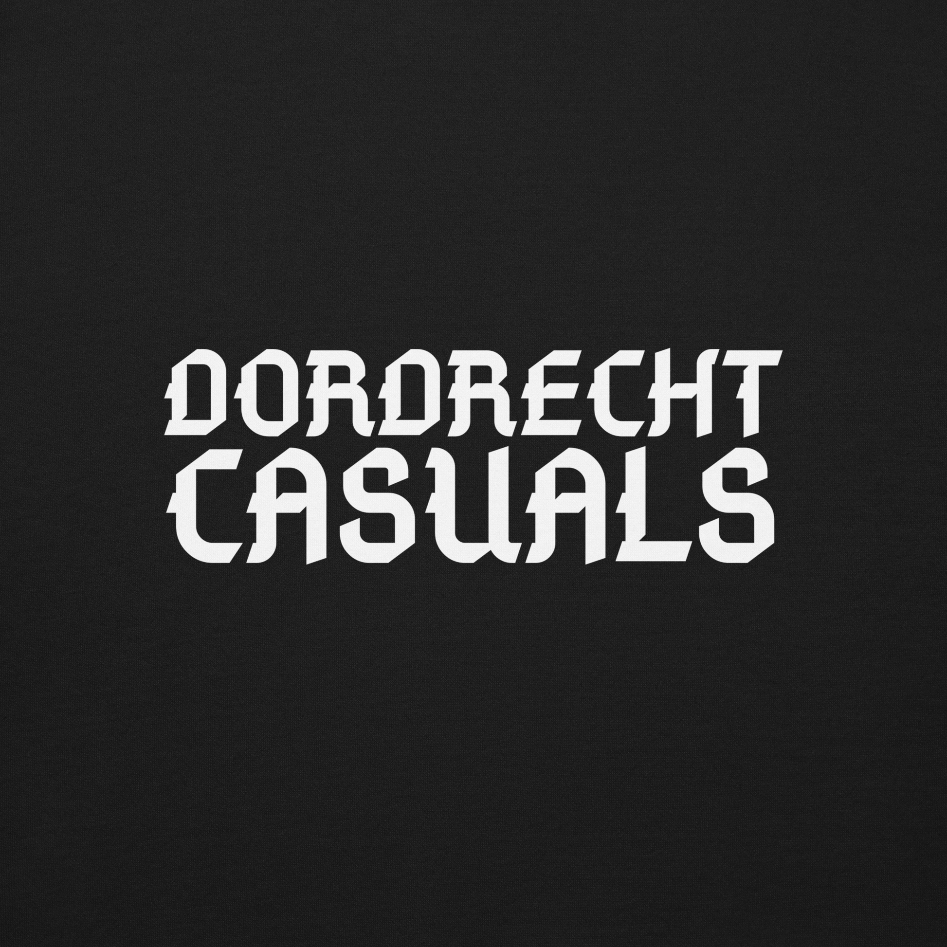 DORDRECHT CASUALS SWEATER BLACK CLOSE UP 2