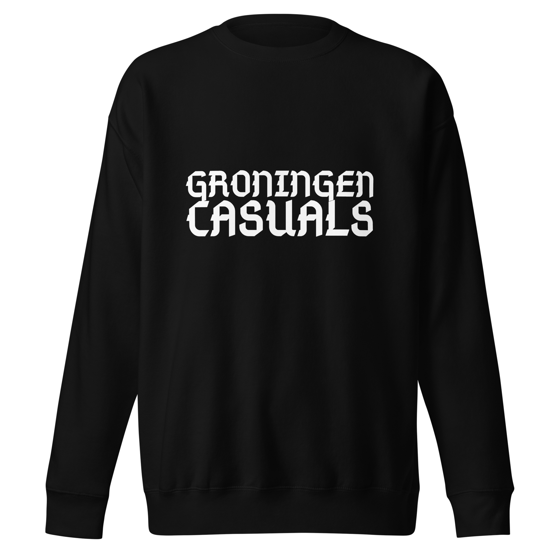 GRONINGEN CASUALS SWEATER BLACK FRONT