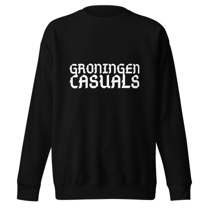 GRONINGEN CASUALS SWEATER BLACK FRONT