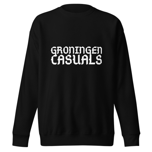 GRONINGEN CASUALS SWEATER BLACK FRONT