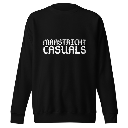 MAASTRICHT CASUALS SWEATER BLACK FRONT