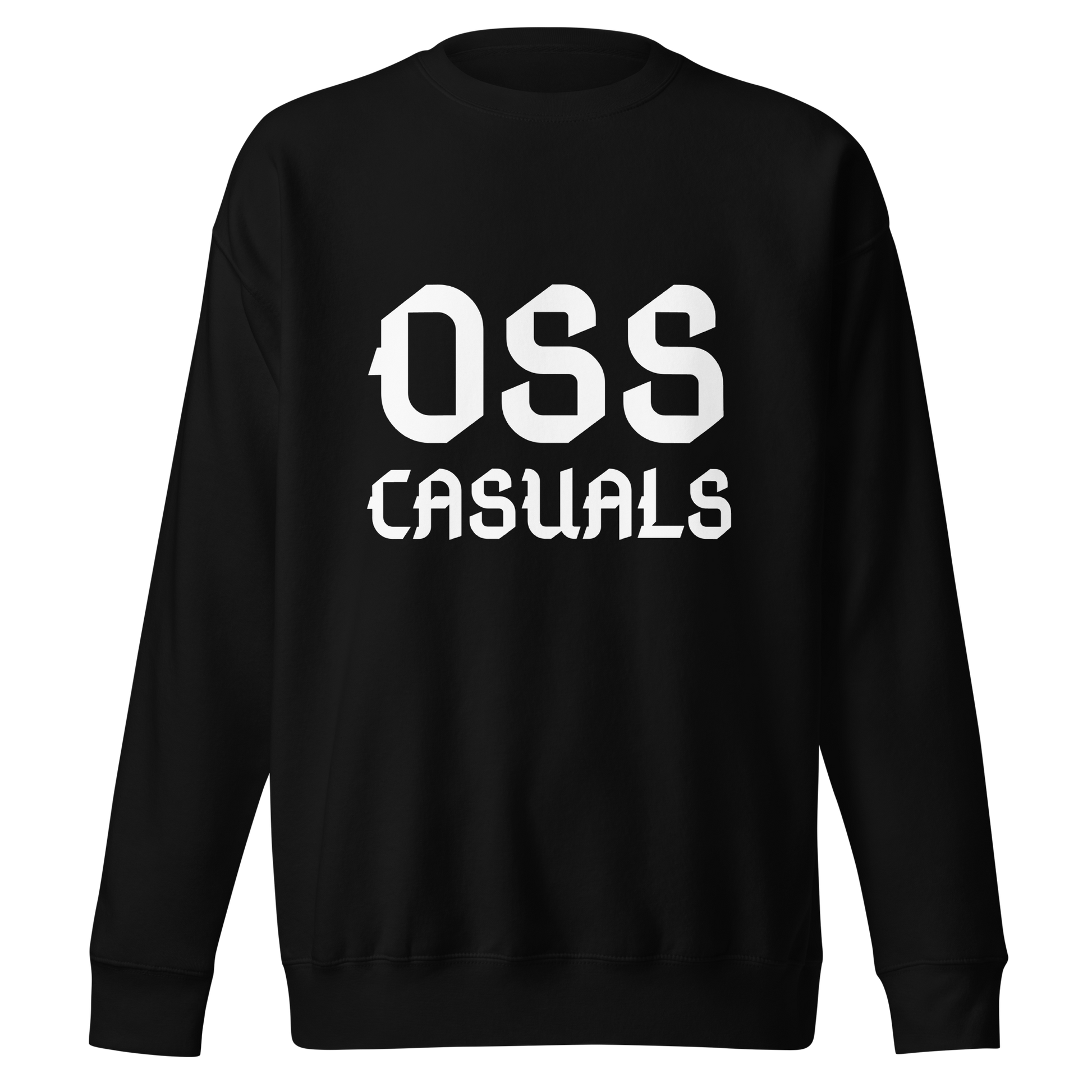 OSS CASUALS SWEATER BLACK FRONT