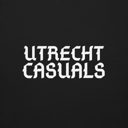 UTRECHT CASUALS SWEATER BLACK CLOSE UP 2