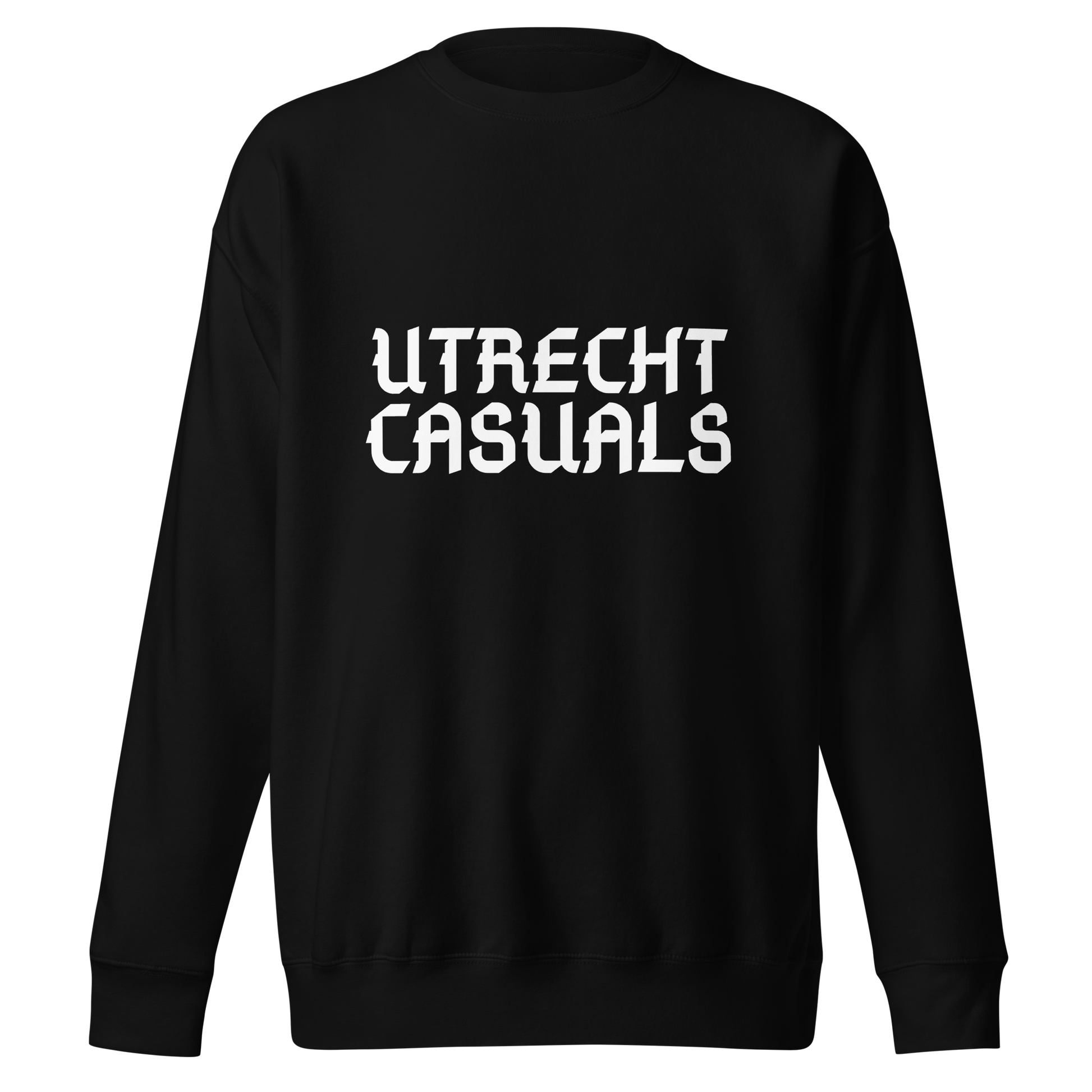 UTRECHT CASUALS SWEATER BLACK FRONT