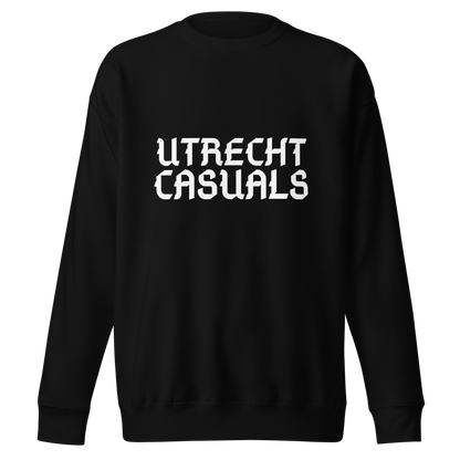 UTRECHT CASUALS SWEATER BLACK FRONT