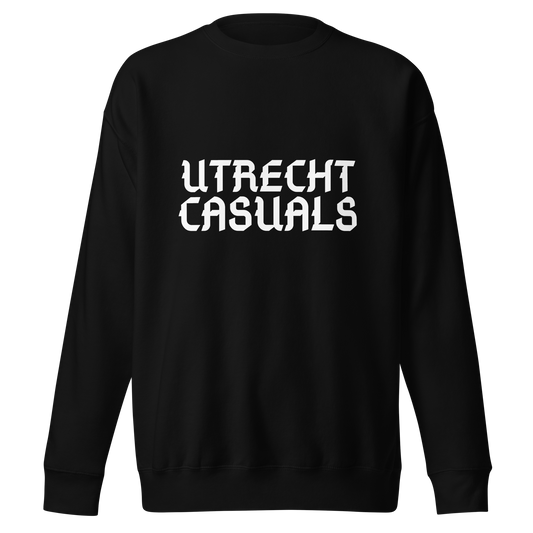 UTRECHT CASUALS SWEATER BLACK FRONT