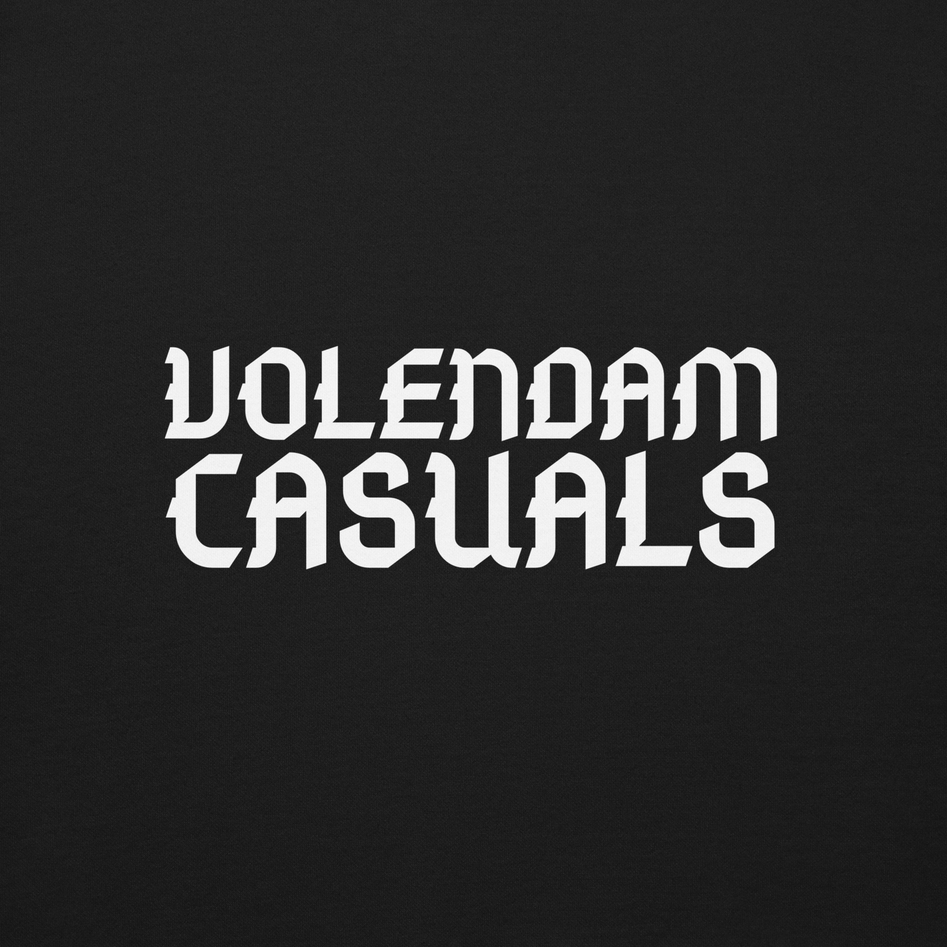 VOLENDAM CASUALS SWEATER BLACK CLOSE UP 2