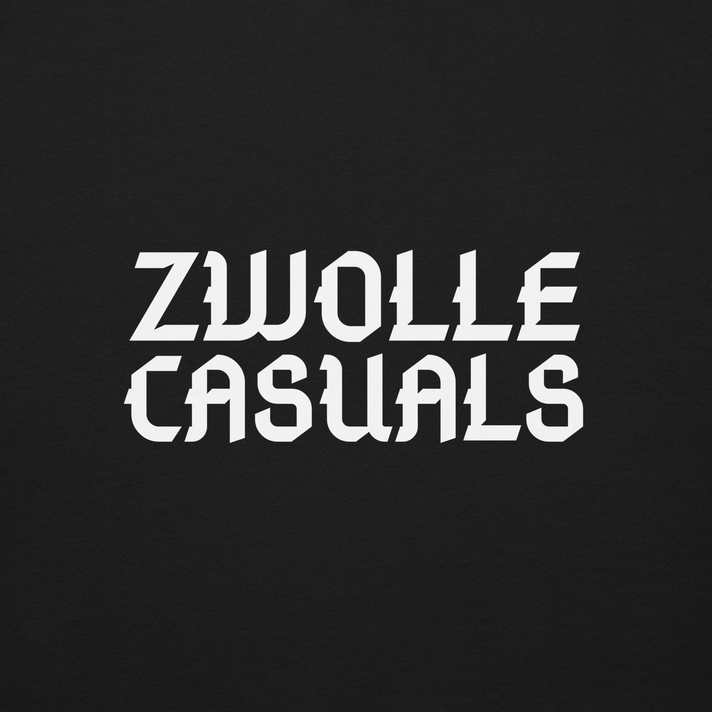 ZWOLLE CASUALS SWEATER BLACK CLOSE UP 2
