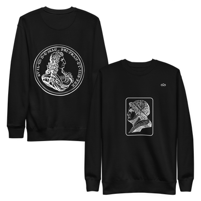 VIRTUS SOLA NOBILITAT SWEATER FRONT & BACK