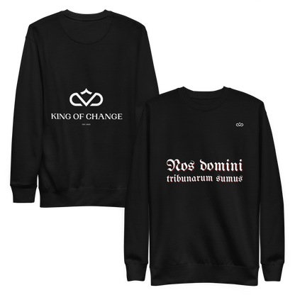 NOS DOMINI TRIBUNARUM SUMUS SWEATER FRONT & BACK