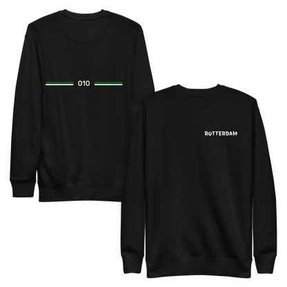 ROTTERDAM LEGACY SWEATER BLACK FRONT & BACK