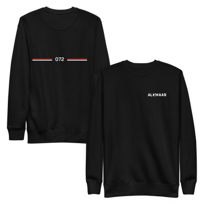 ALKMAAR LEGACY SWEATER BLACK FRONT & BACK