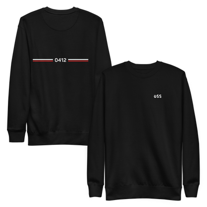 OSS LEGACY SWEATER BLACK FRONT & BACK