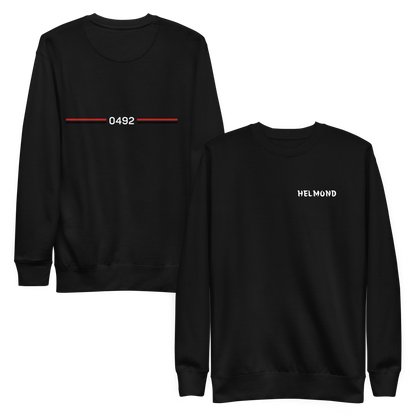 HELMOND LEGACY SWEATER BLACK FRONT & BACK