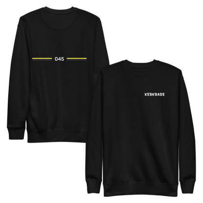 KERKRADE LEGACY SWEATER BLACK FRONT & BACK