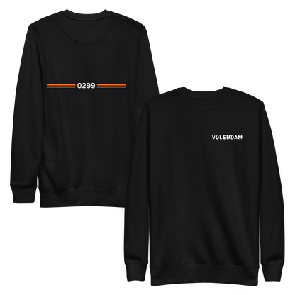 VOLENDAM LEGACY SWEATER BLACK FRONT & BACK