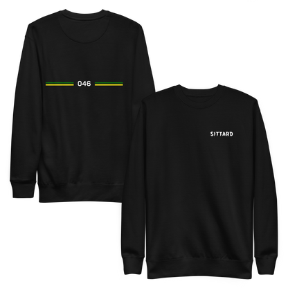 SITTARD LEGACY SWEATER BLACK FRONT & BACK