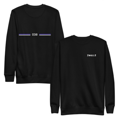 ZWOLLE LEGACY SWEATER BLACK FRONT & BACK
