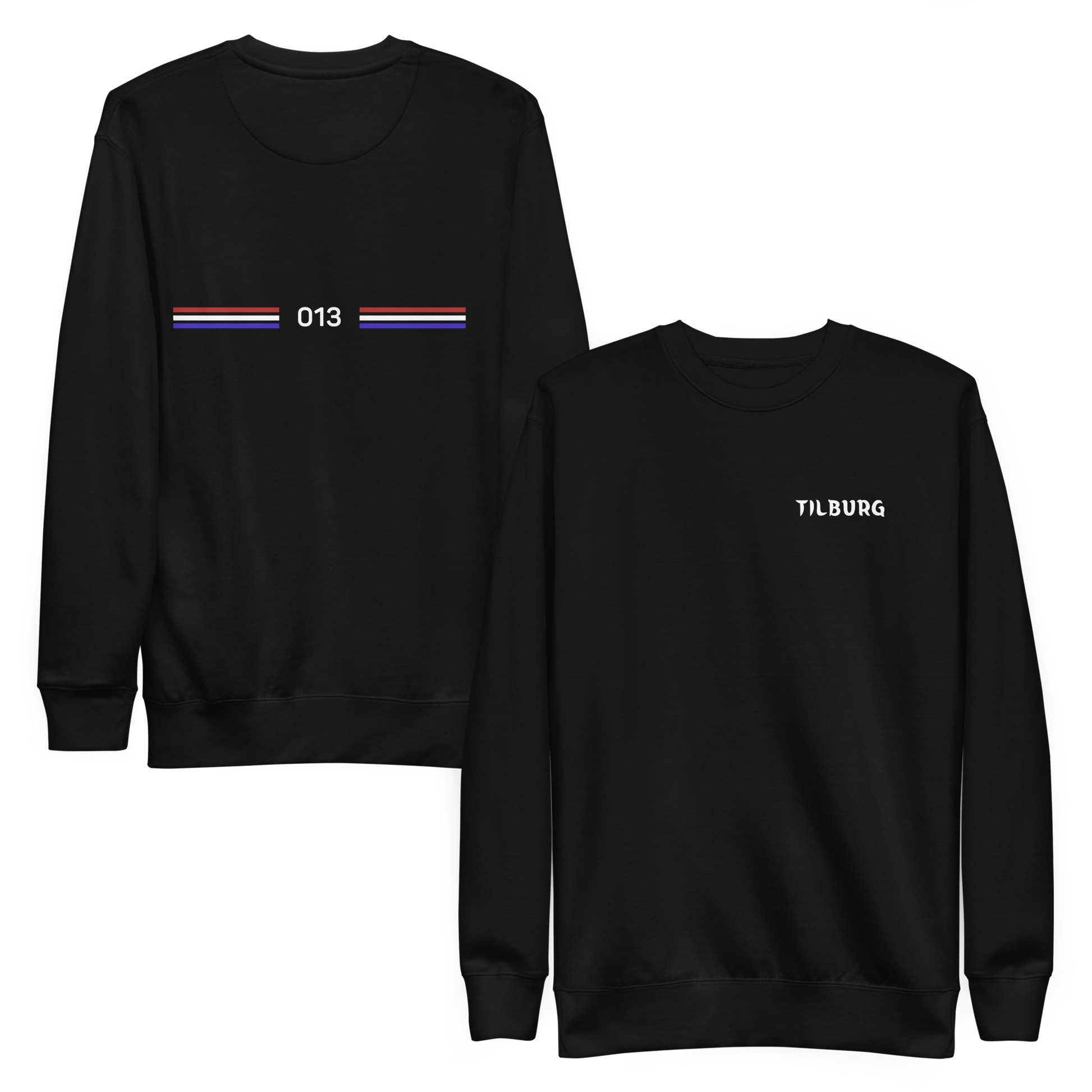 TILBURG LEGACY SWEATER BLACK FRONT & BACK