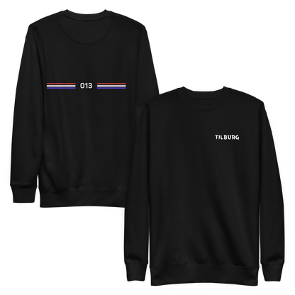 TILBURG LEGACY SWEATER BLACK FRONT & BACK