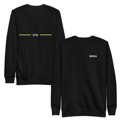 BREDA LEGACY SWEATER BLACK FRONT & BACK