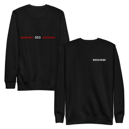 ENSCHEDE LEGACY SWEATER BLACK FRONT & BACK