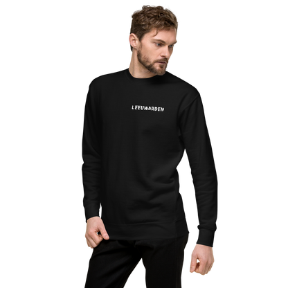 LEEUWARDEN LEGACY SWEATER BLACK MOCK UP MAN 3